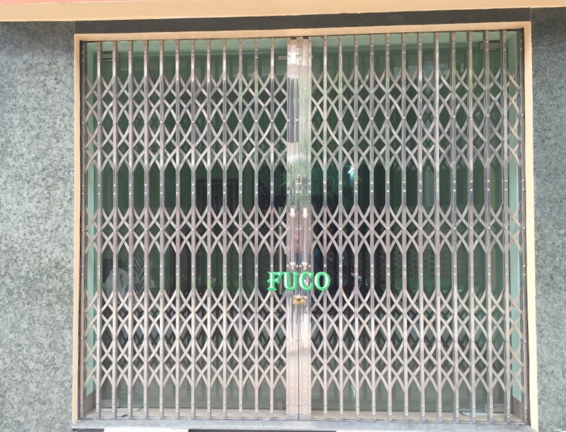 cửa xếp inox hộp fuco tại Hà Nội
