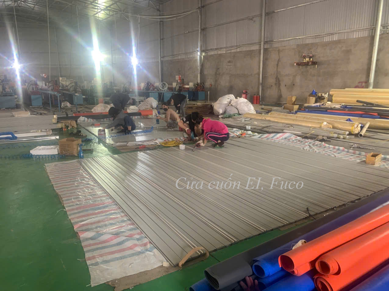 Cửa cuốn ngăn cháy EI, cửa cuốn ngăn cháy EI60, EI70, Thiết bị cửa cuốn ngăn cháy EI