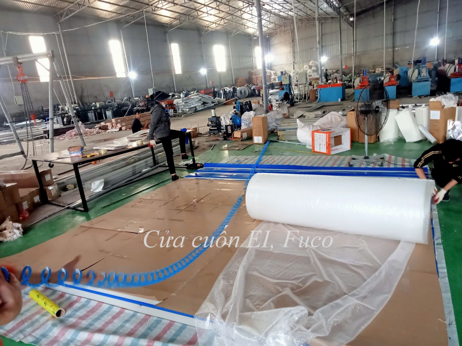 Cửa cuốn chống cháy EI 60 phút, Cửa cuốn ngăn cháy EI, Fuco, cửa cuốn chống cháy EI, như cửa cuốn ngăn cháy