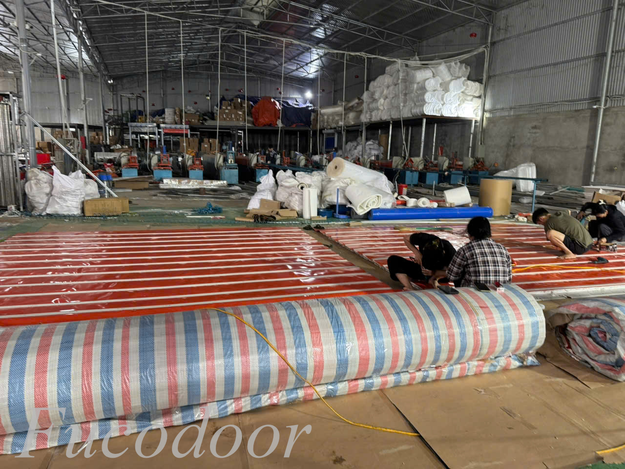 thi công cửa sập chống cháy
