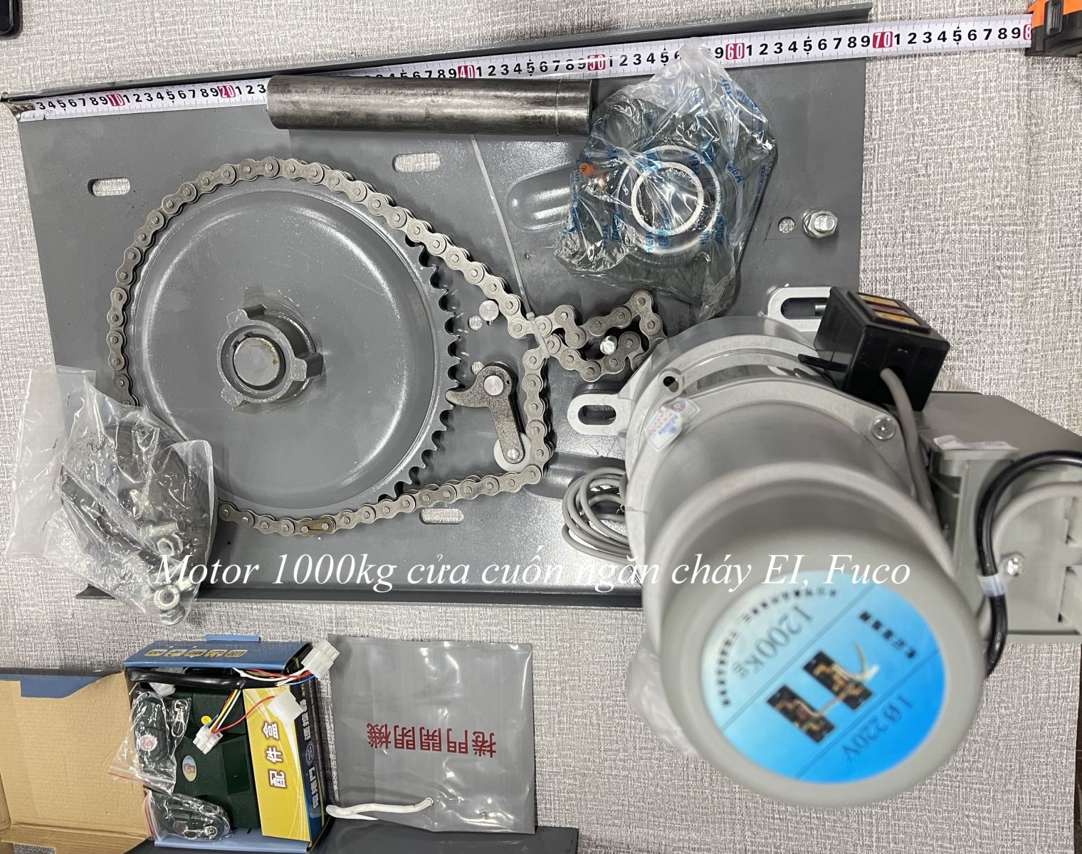 Motor, động cơ cửa cuốn ngăn cháy EI-Fuco, Cửa cuốn ngăn cháy EI, cửa cuốn ngăn cháy EI60, EI70