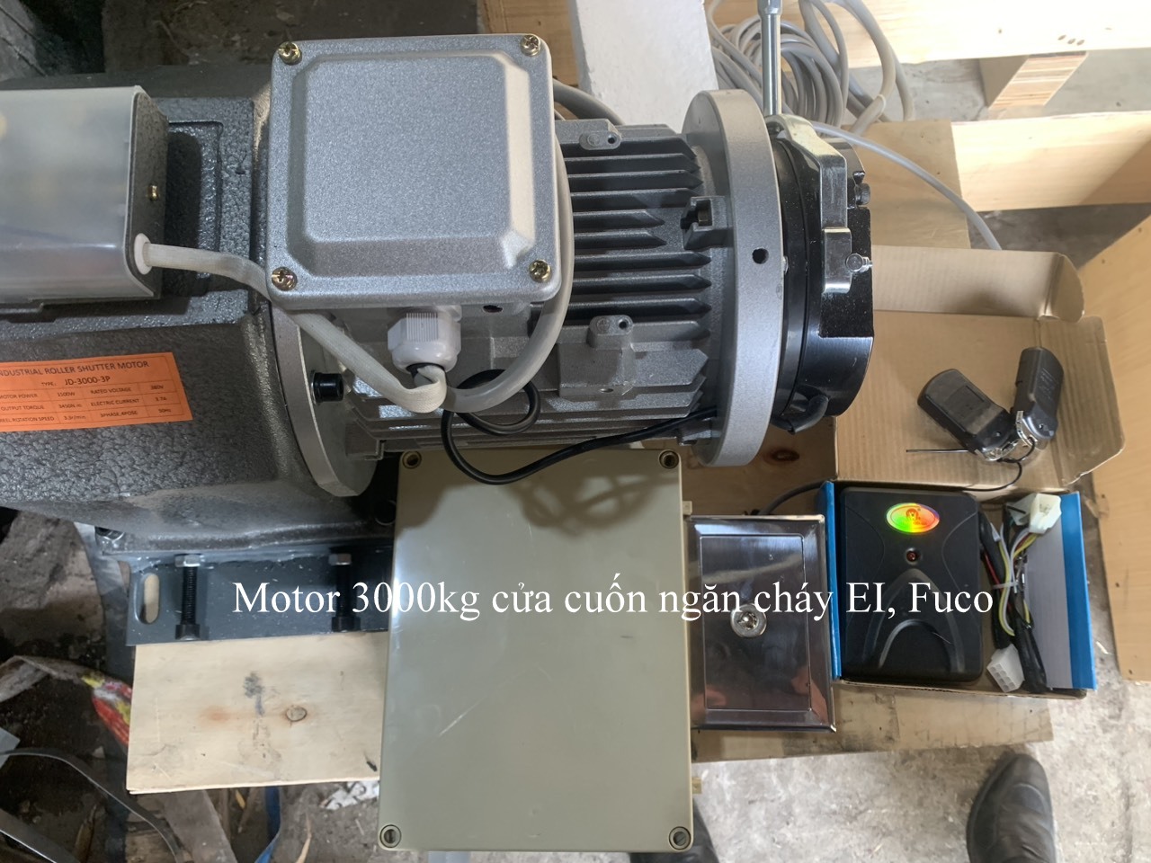 Motor, động cơ cửa cuốn ngăn cháy EI-Fuco, Cửa cuốn ngăn cháy EI, cửa cuốn ngăn cháy EI60, EI70