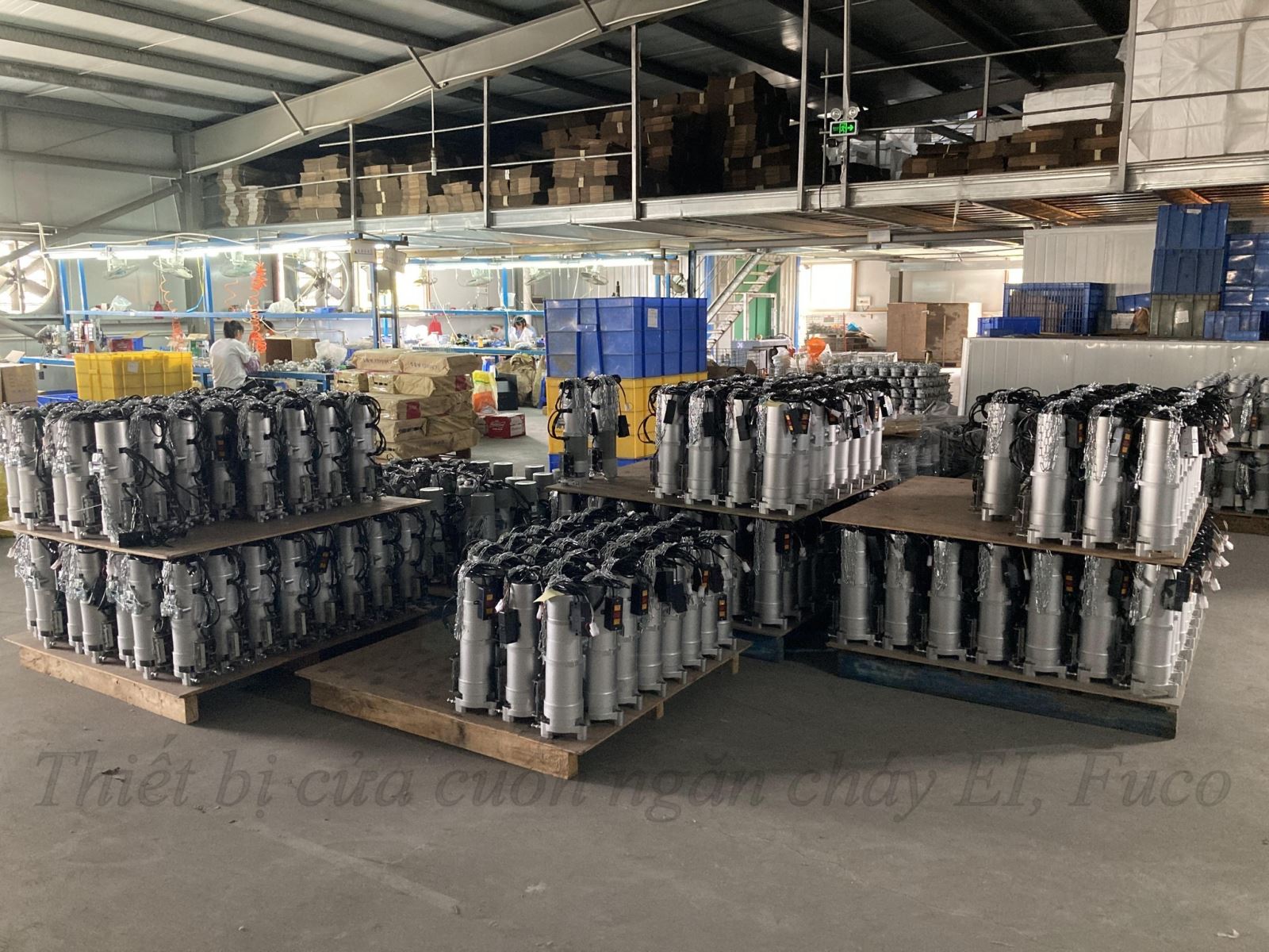thiết bị cửa cuốn ngăn cháy EI 60