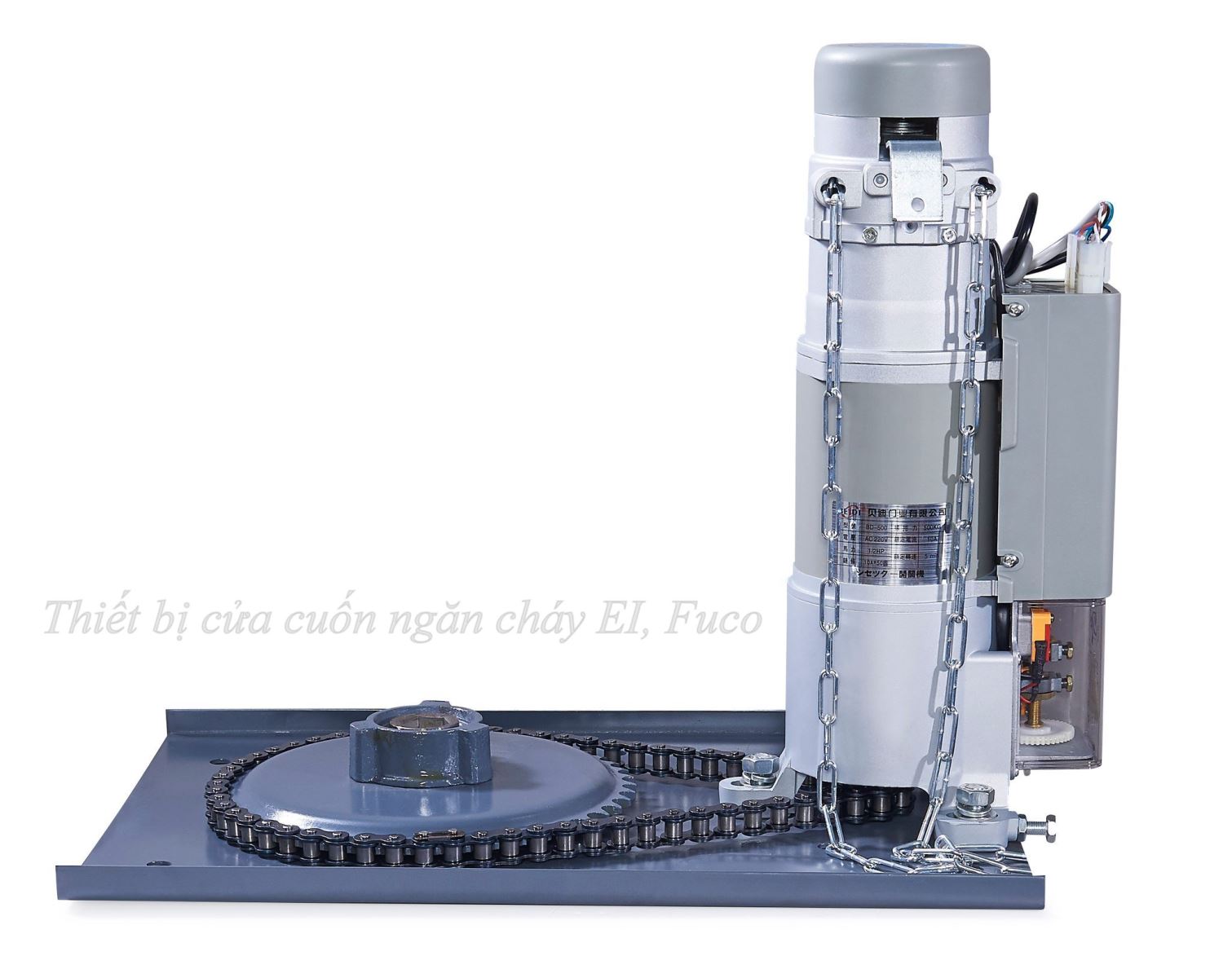 Cửa cuốn chống cháy EI 60 và motor