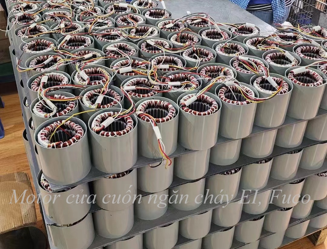 Cửa cuốn chống cháy EI 60 và motor
