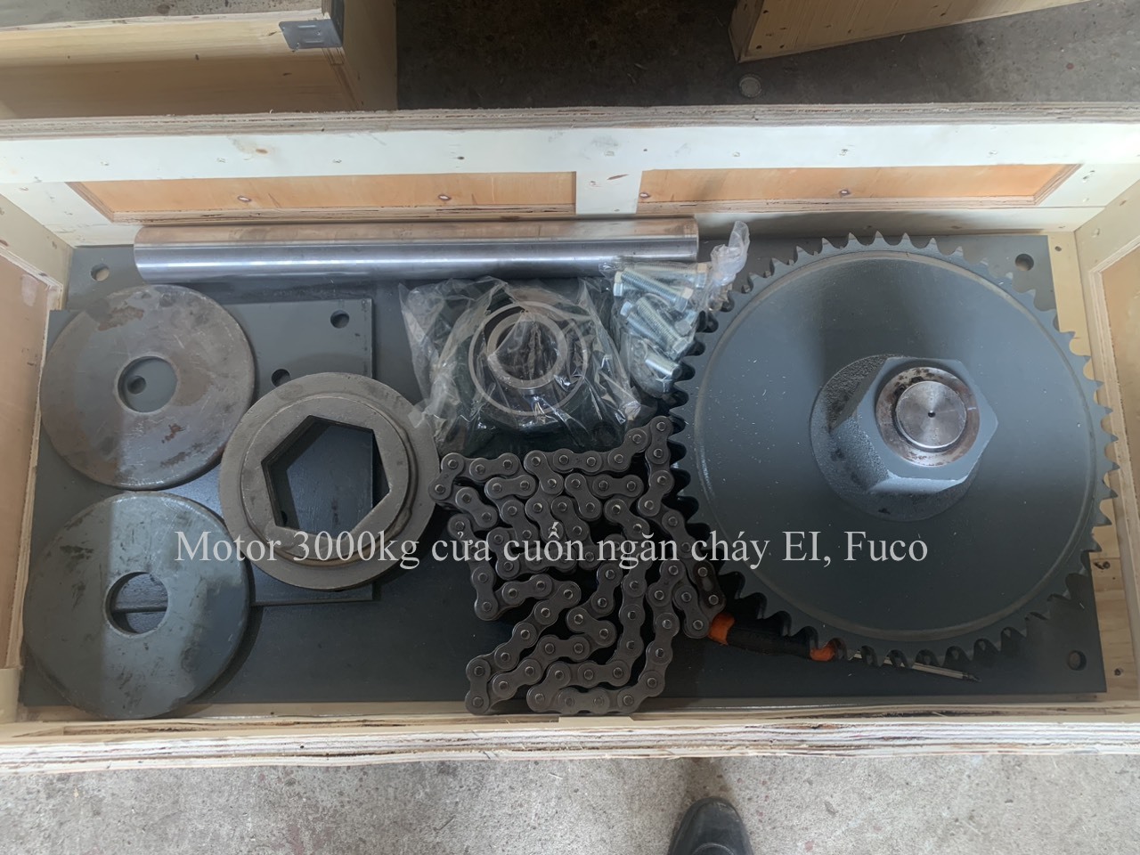 Motor, động cơ cửa cuốn ngăn cháy EI-Fuco, Cửa cuốn ngăn cháy EI, cửa cuốn ngăn cháy EI60, EI70