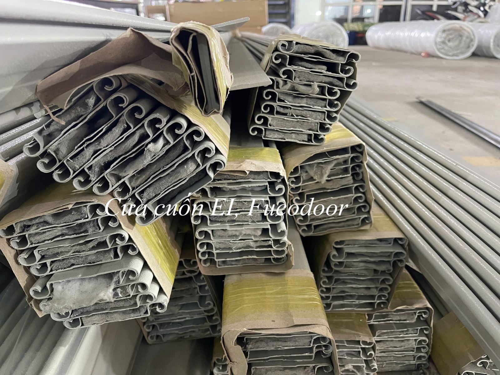 Cửa cuốn chống cháy bằng thép 2 lớp tại Hà Nội